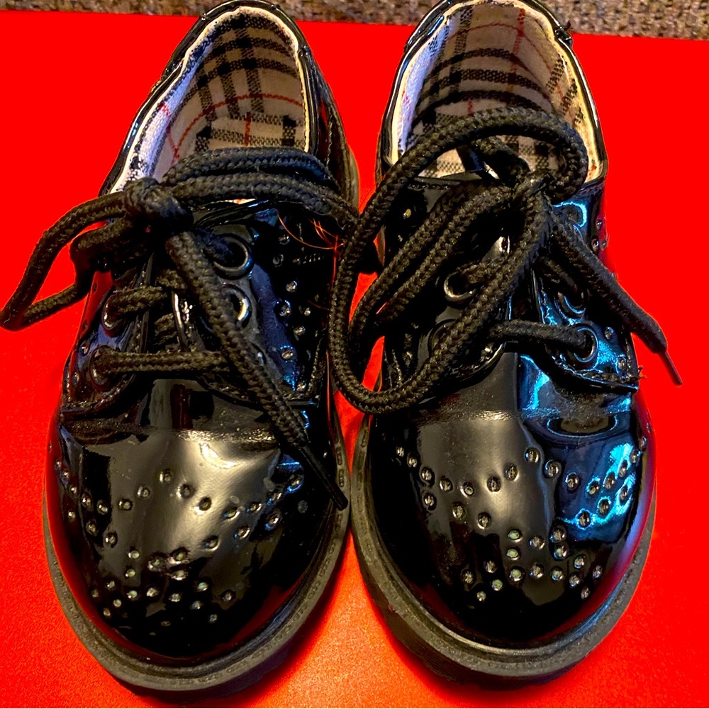 Black Dress Shoes Size 21 EU = 5 in USA - baby boy